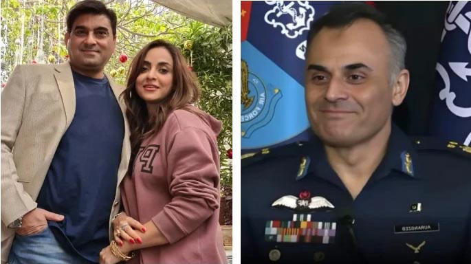 نادیہ خان کا ائیر وائس مارشل اورنگزیب سے کیا رشتہ ہے؟